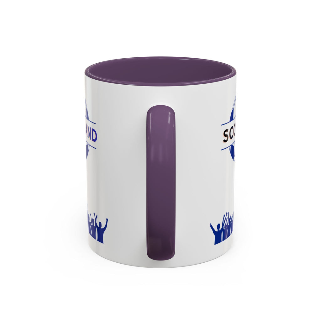 Scotland Soccer Fan Coffee Mug – Scottish Flag & Supporters 11/15oz Accent Mug
