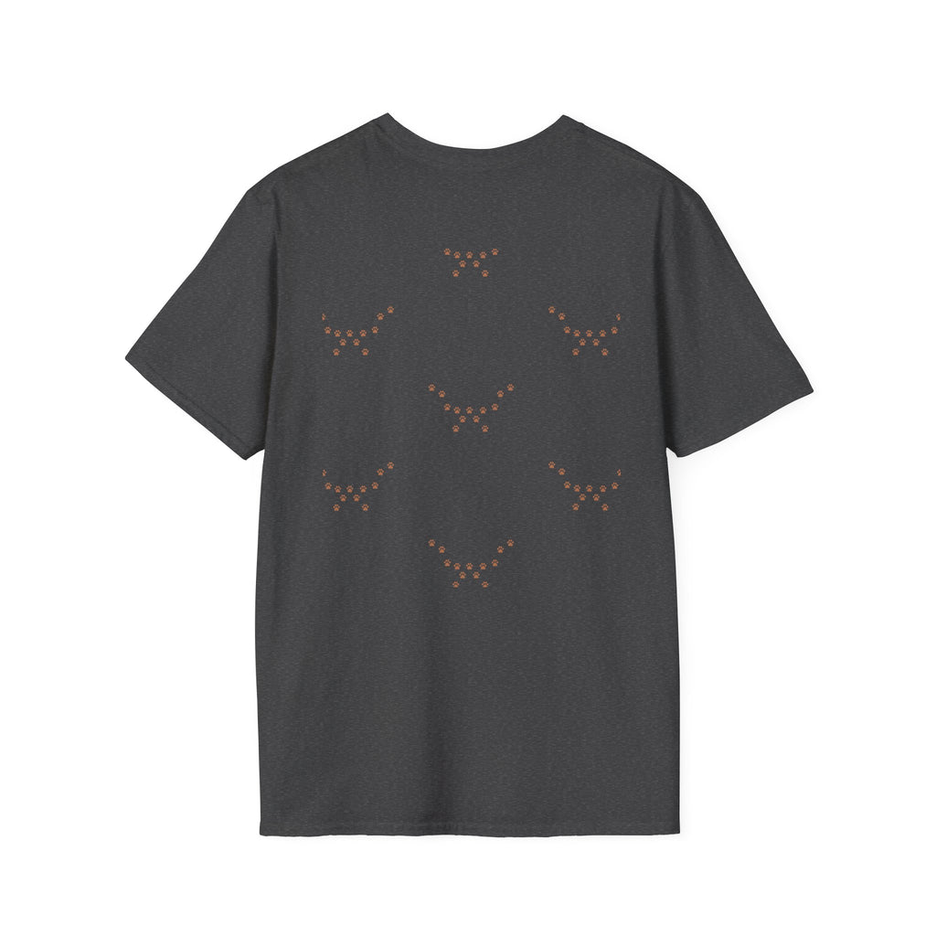 Dog Lover T-Shirt — "Home Is Where The Dog Is" Paw Print Tee