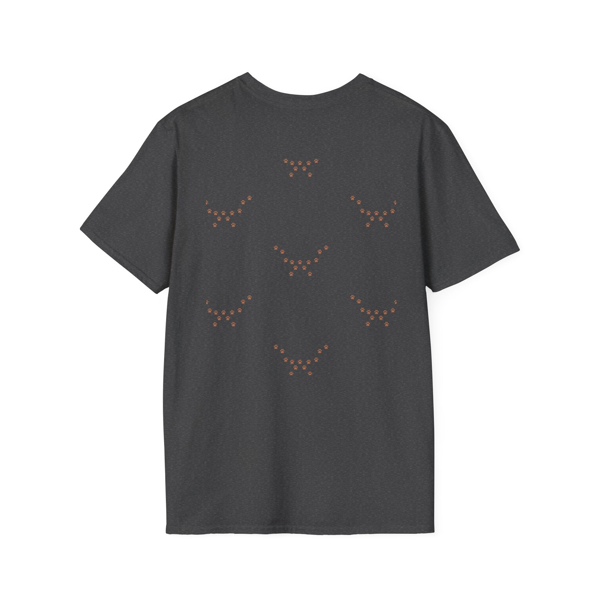 Dog Lover T-Shirt — "Home Is Where The Dog Is" Paw Print Tee