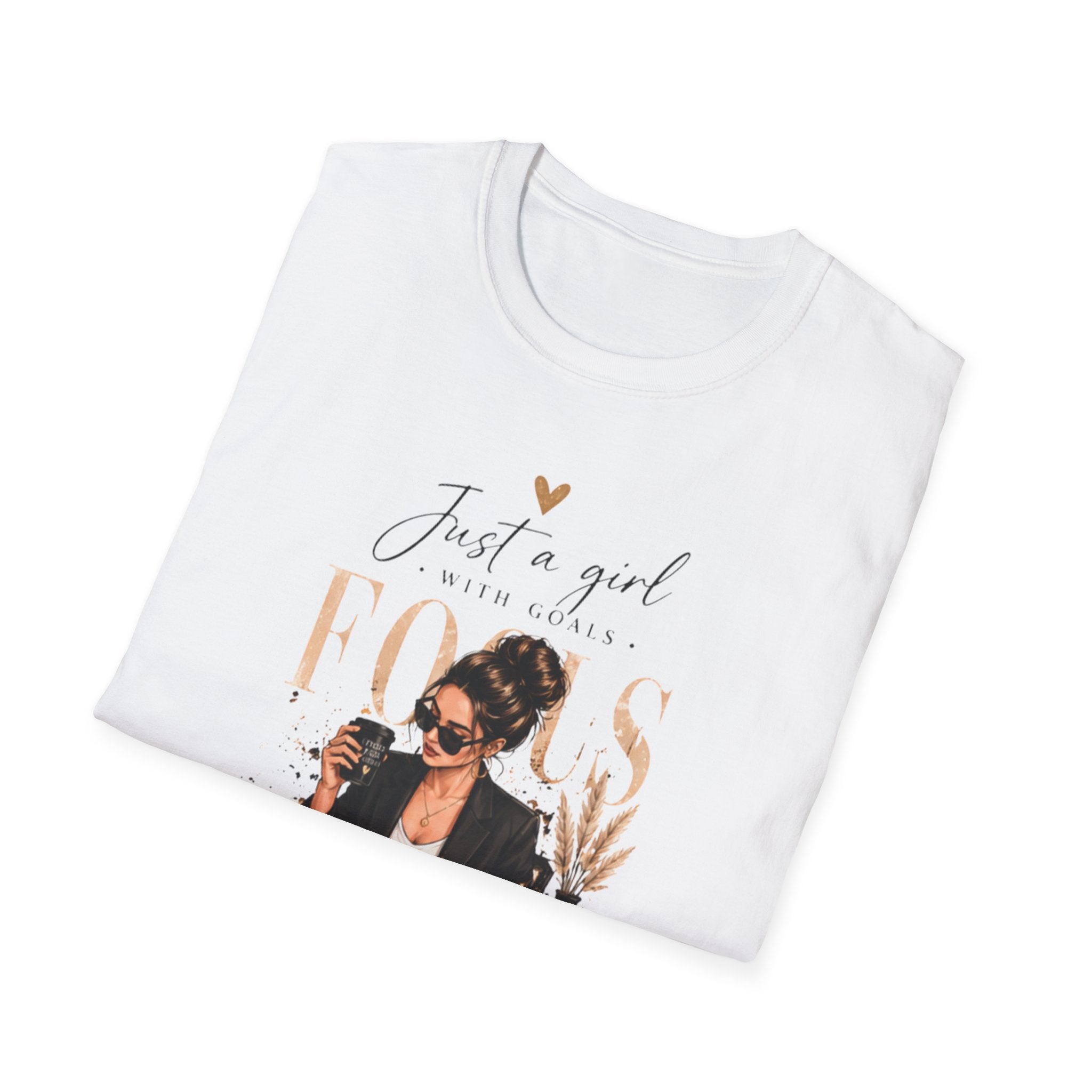 T-Shirt — “Just a Girl Who Loves Books” Literary Graphic Tee