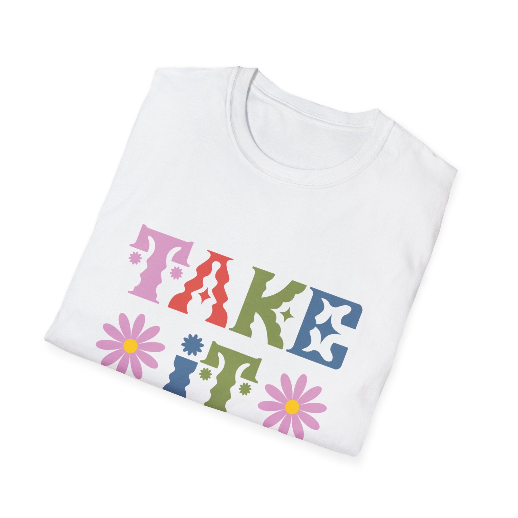 Take It Easy Retro Floral T-Shirt