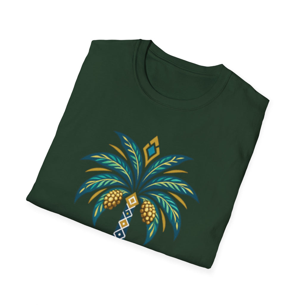 Tropical Patterned Palm Tree Tee