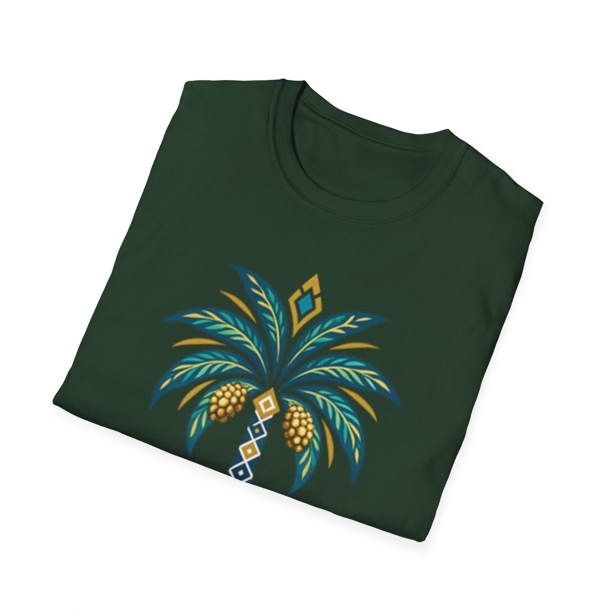Tropical Patterned Palm Tree Tee