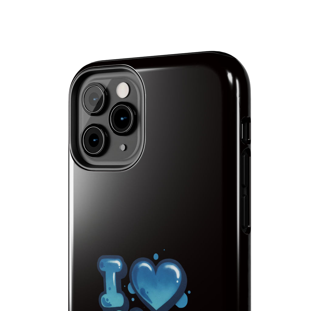 I Love My GF Phone Case — Protective Glossy "I  My GF" Design