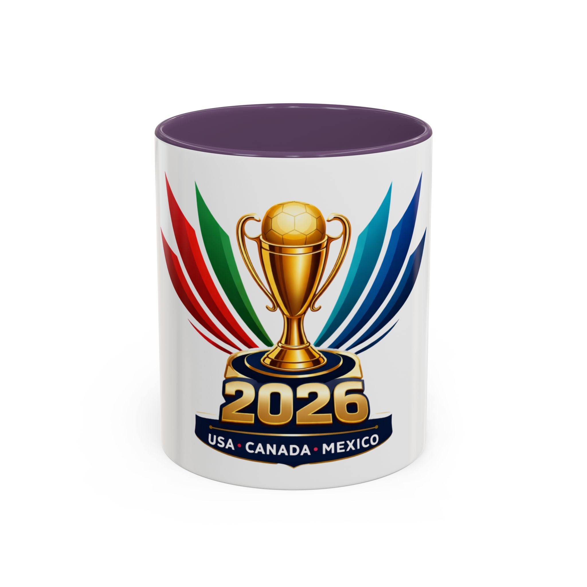 2026 Championship Coffee Mug — USA Canada Mexico Tournament Trophy Accent