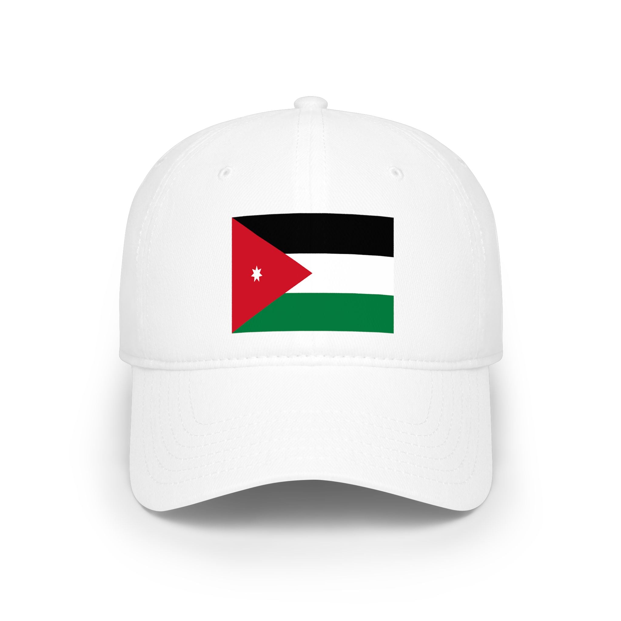 Jordan Flag Baseball Cap — Low Profile Embroidered Hat for National Pride