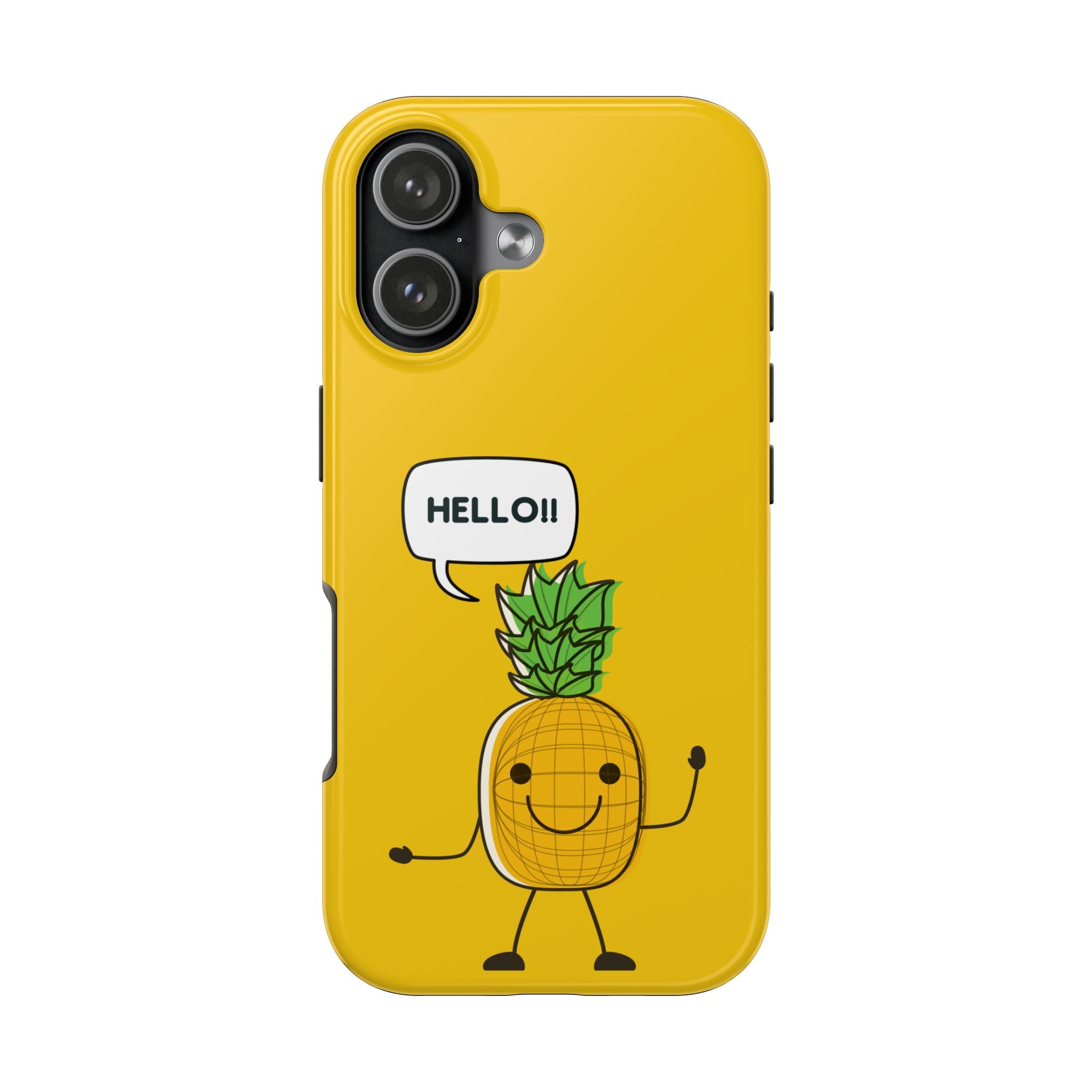 Pineapple 'HELLO!!' Tough Phone Case