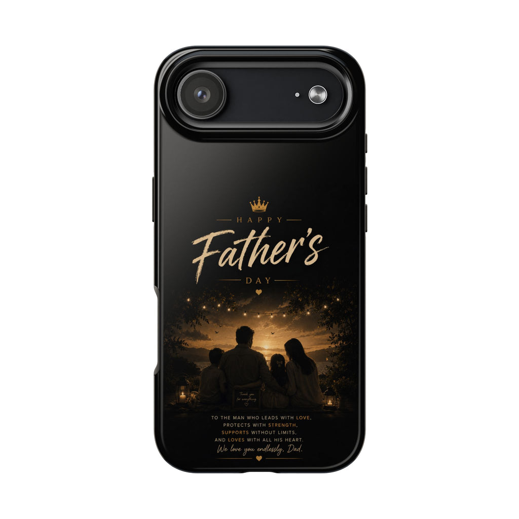 Father’s Day Tough Phone Case — Personalized Sentimental Nightscape Design