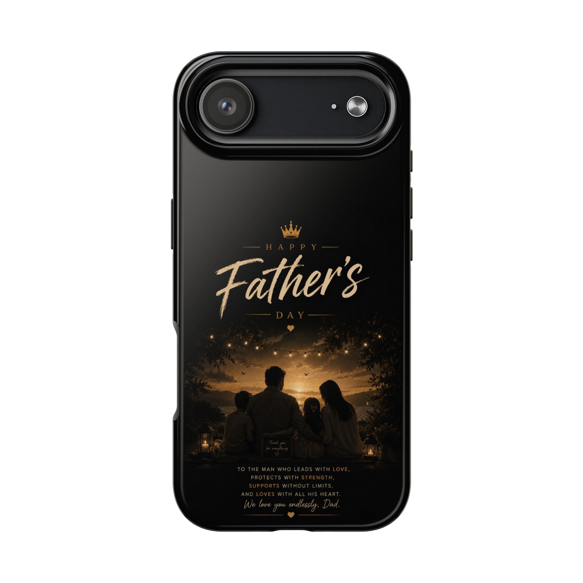 Father’s Day Tough Phone Case — Personalized Sentimental Nightscape Design