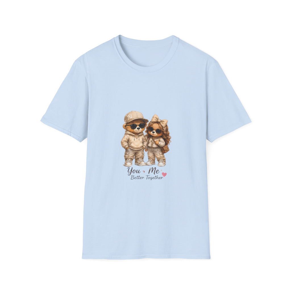 Pomeranian Couple unisex T-Shirt – 'You + Me Forever Together' Cute Dog Lover Tee