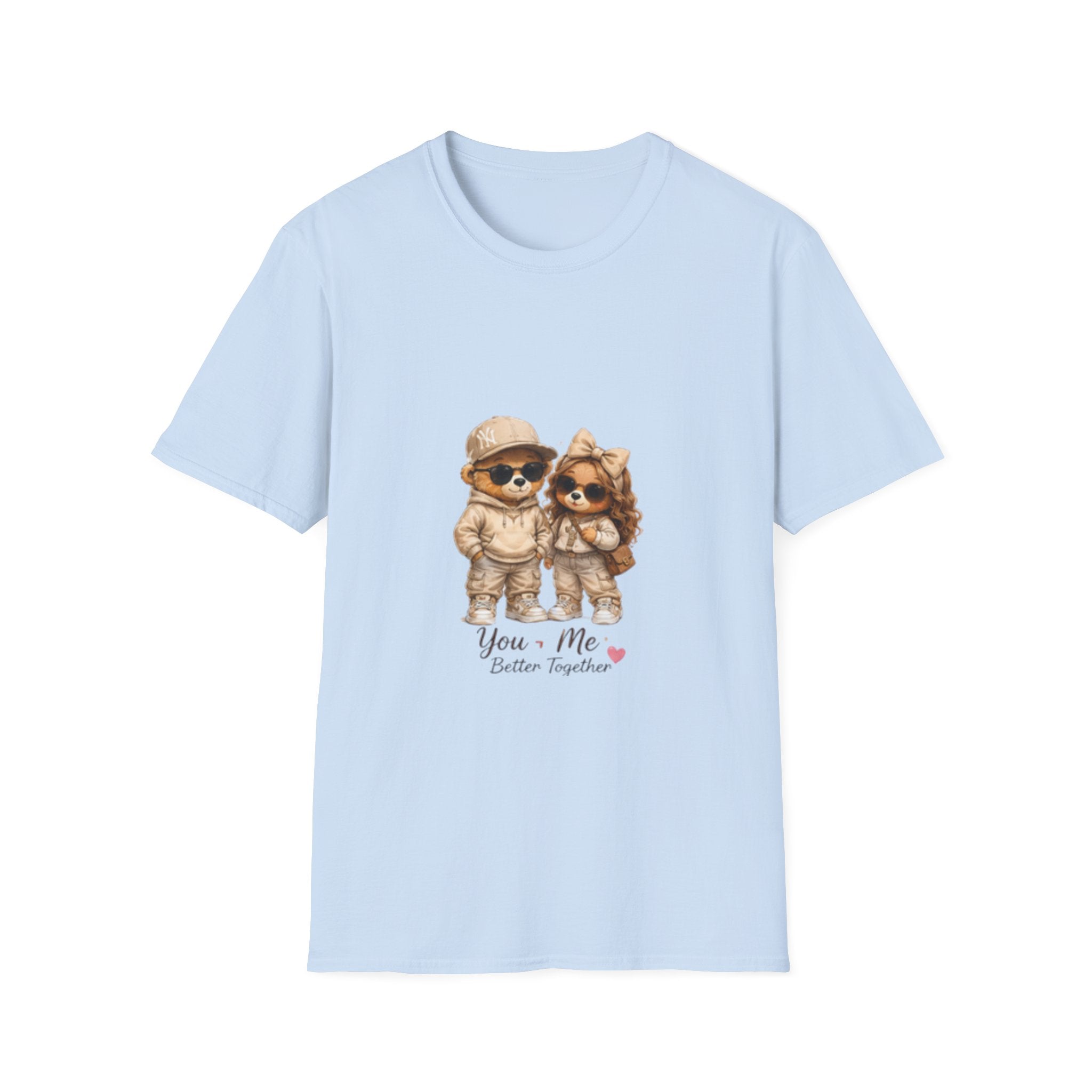 Pomeranian Couple unisex T-Shirt – 'You + Me Forever Together' Cute Dog Lover Tee