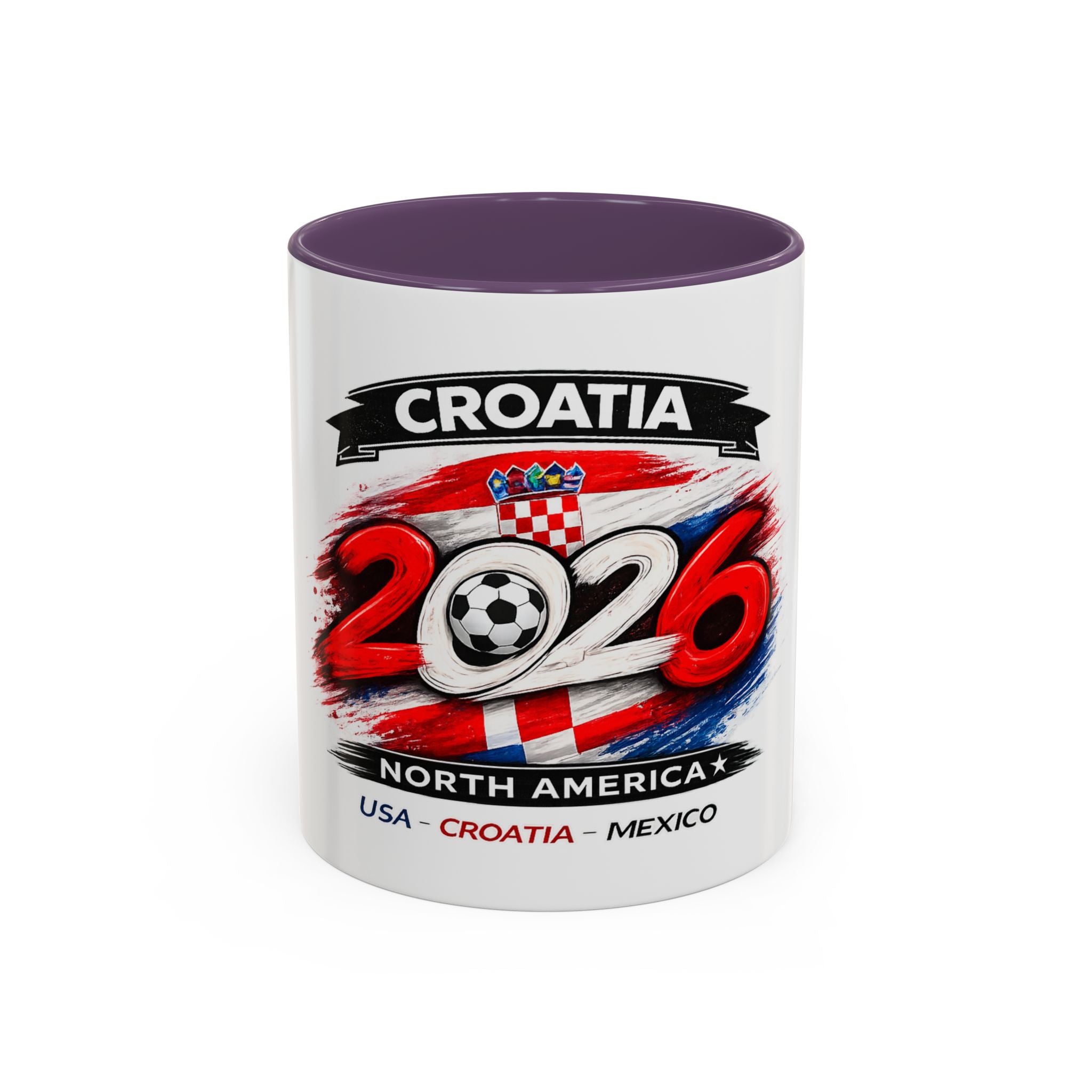 Croatia 2026 Soccer Mug — North America Cup Supporter Coffee Cup