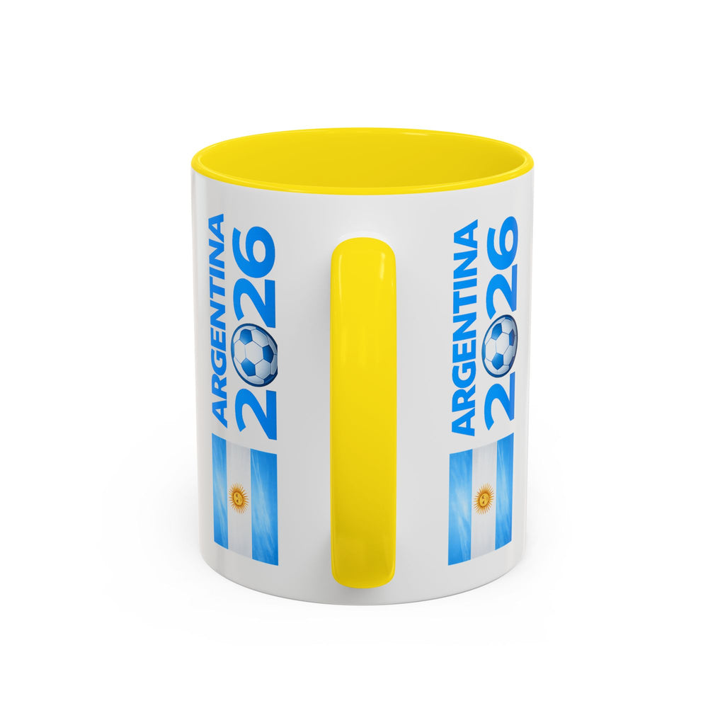 Argentina 2026 Soccer Cup Mug – Accent Coffee Cup (11/15oz)