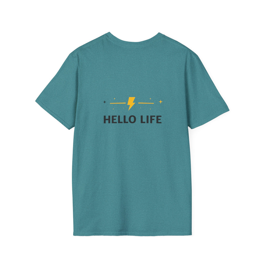 Graduation T-Shirt — "Moving On: Goodbye School, Hello Life" Celebration Tee
