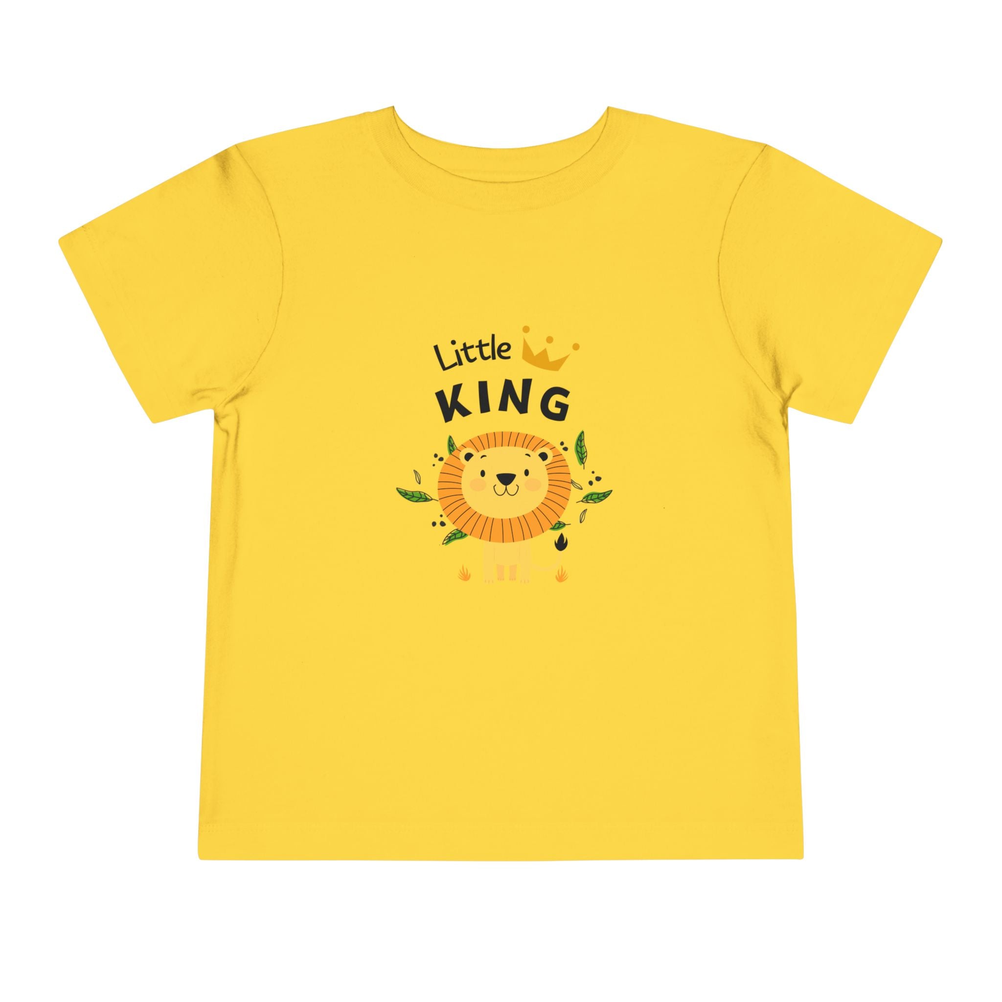 Toddler Tee — "Little King" Lion Graphic