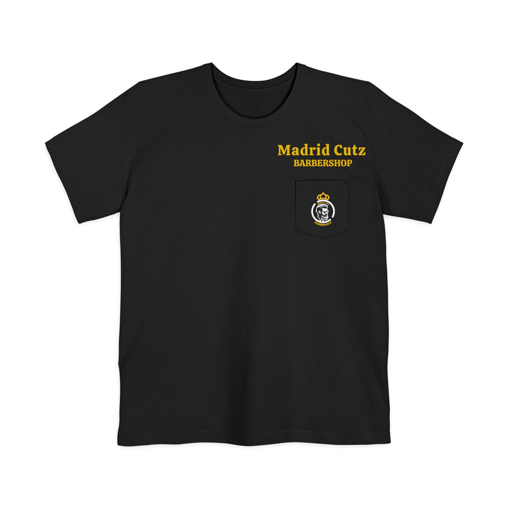 Barbershop Pocket T-Shirt — Madrid Cutz Logo Tee