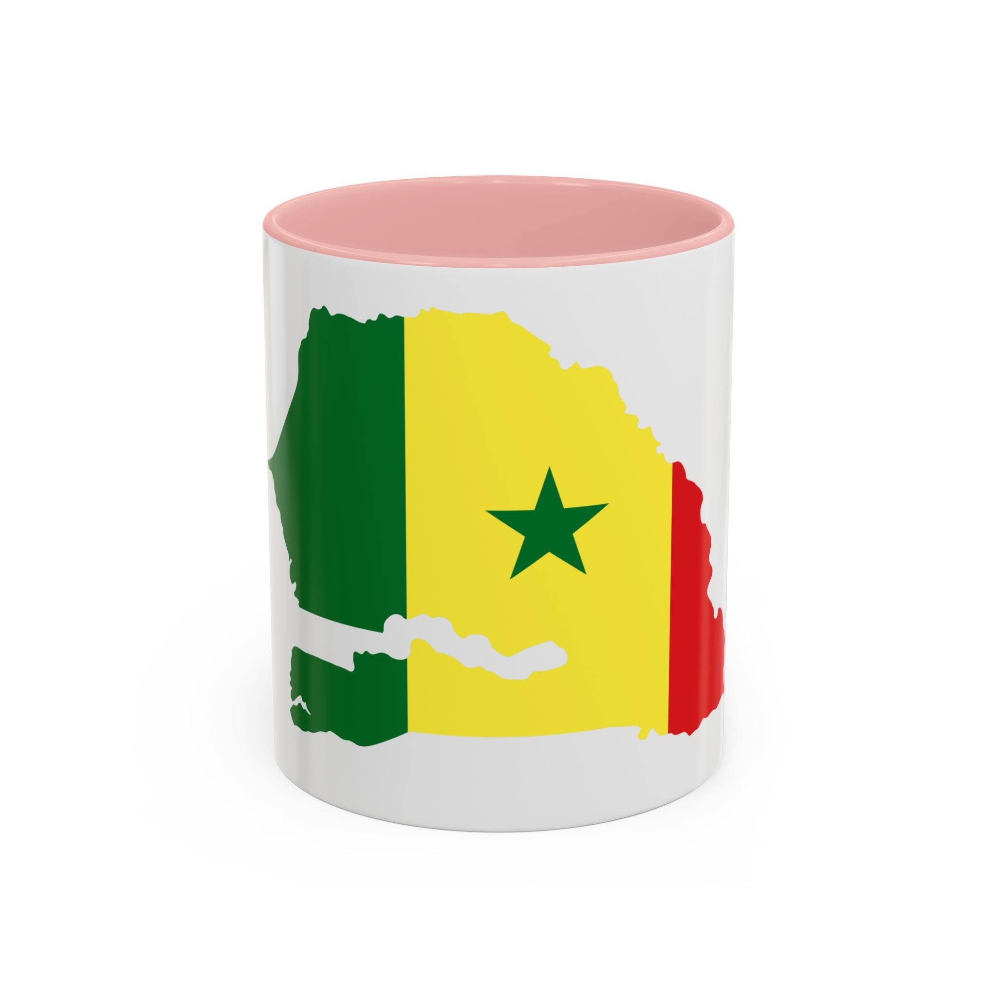 Senegal Flag Map Accent Coffee Mug – Pride Gift for Senegalese Coffee Lovers