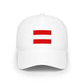 Austria Red Equal Sign Cap – Minimalist Equality Baseball Hat