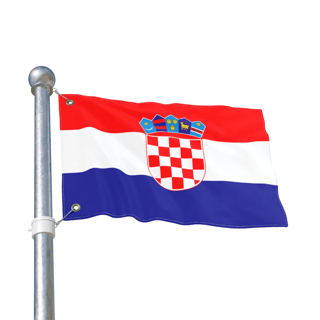 Croatia Double-Sided Flag – Croatian National Flag Banner (Outdoor/Indoor)