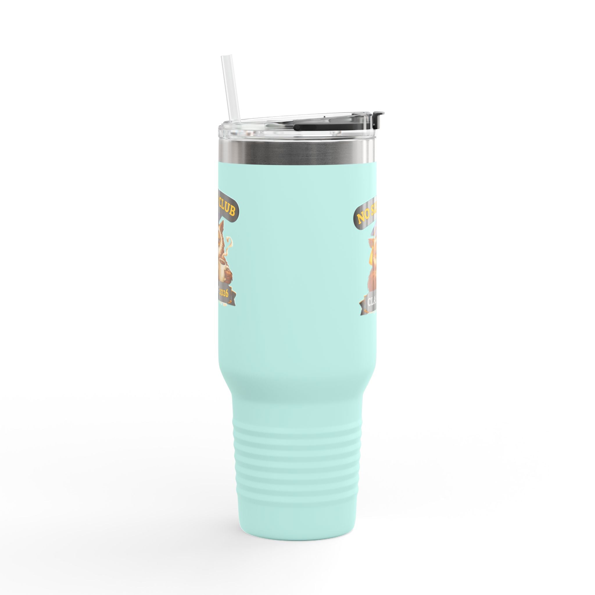 40oz Insulated Travel Mug – "No Sleep Club" Class of 2026 Graduation Tumbler