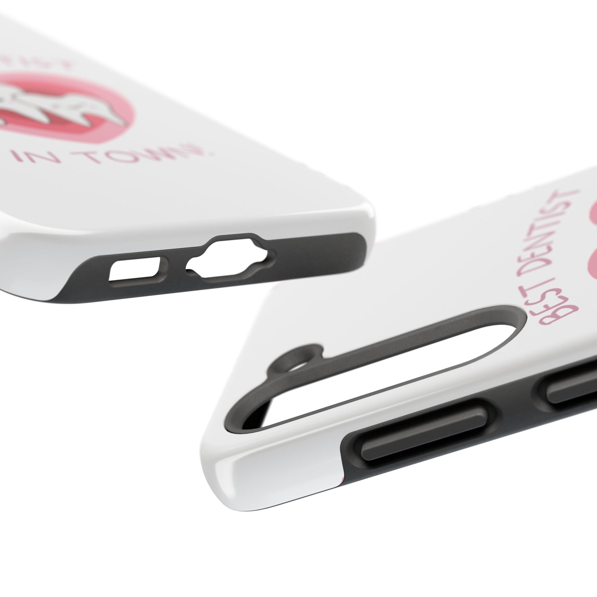 Tough Phone Case — “Best Dentist in Town!” Cute Tooth Heart Design