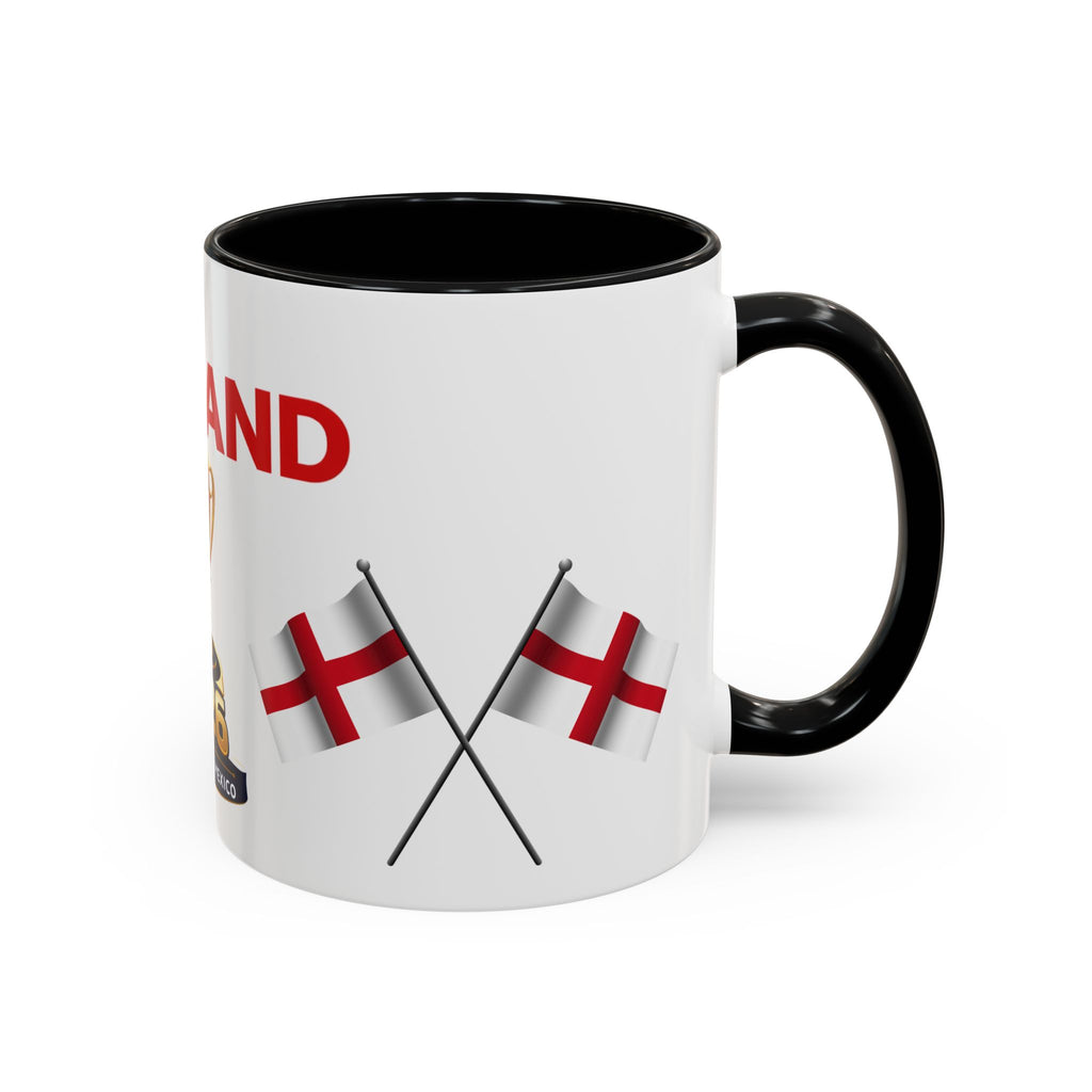 England 2026 Soccer Trophy Accent Coffee Mug — Cup Fan Gift (11/15oz)