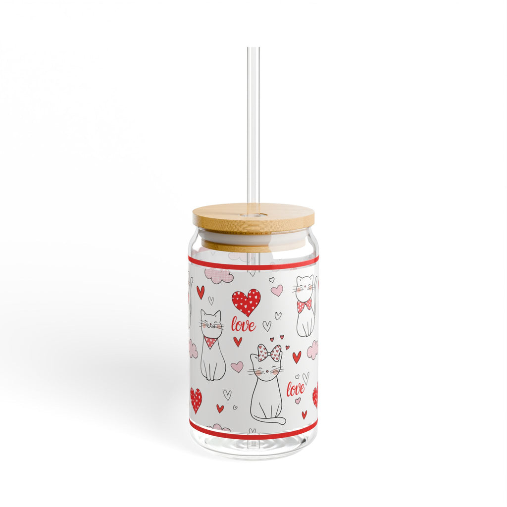 LOVE CAT Sipper Glass
