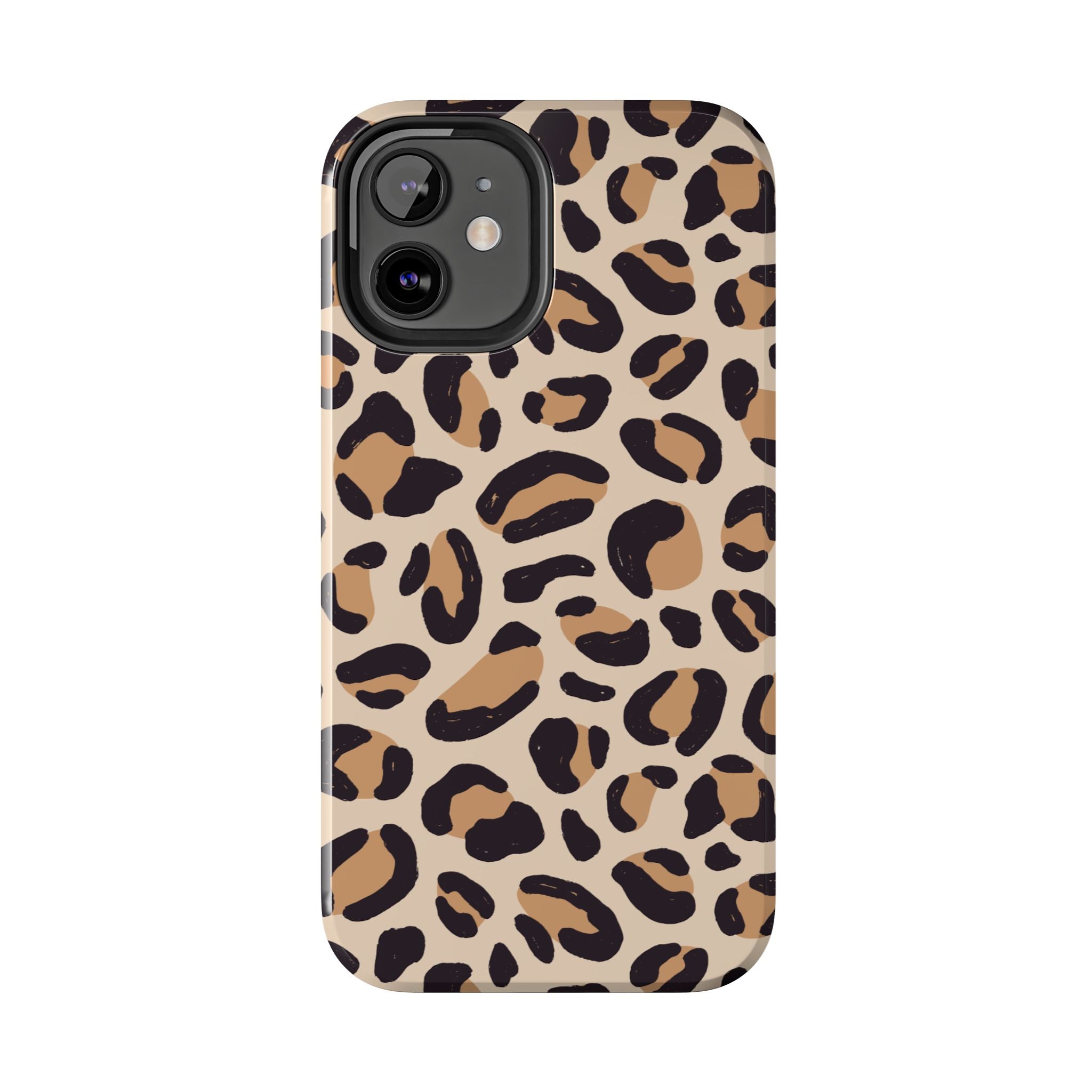 Leopard Print Tough Phone Case – Durable Glam Protective Cover