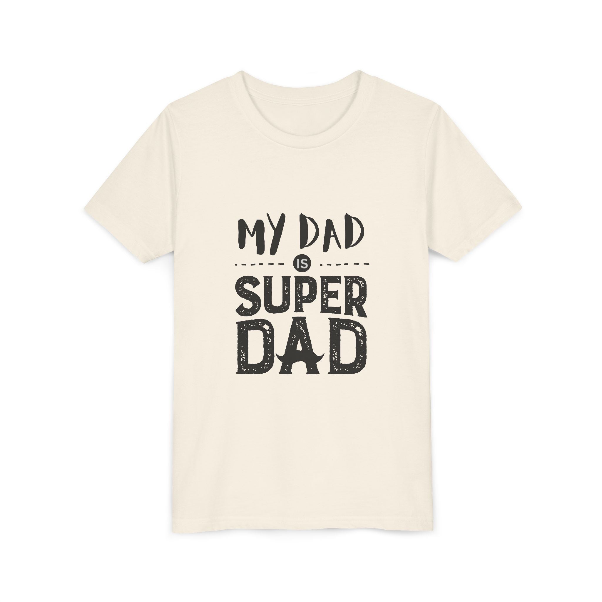 Youth Tee - "My Dad is Super Dad" Kids Fathers Day T-Shirt