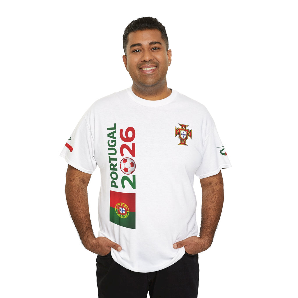 Portugal 2026 Soccer Fan T-Shirt — Map & Flag Cup Supporter Tee
