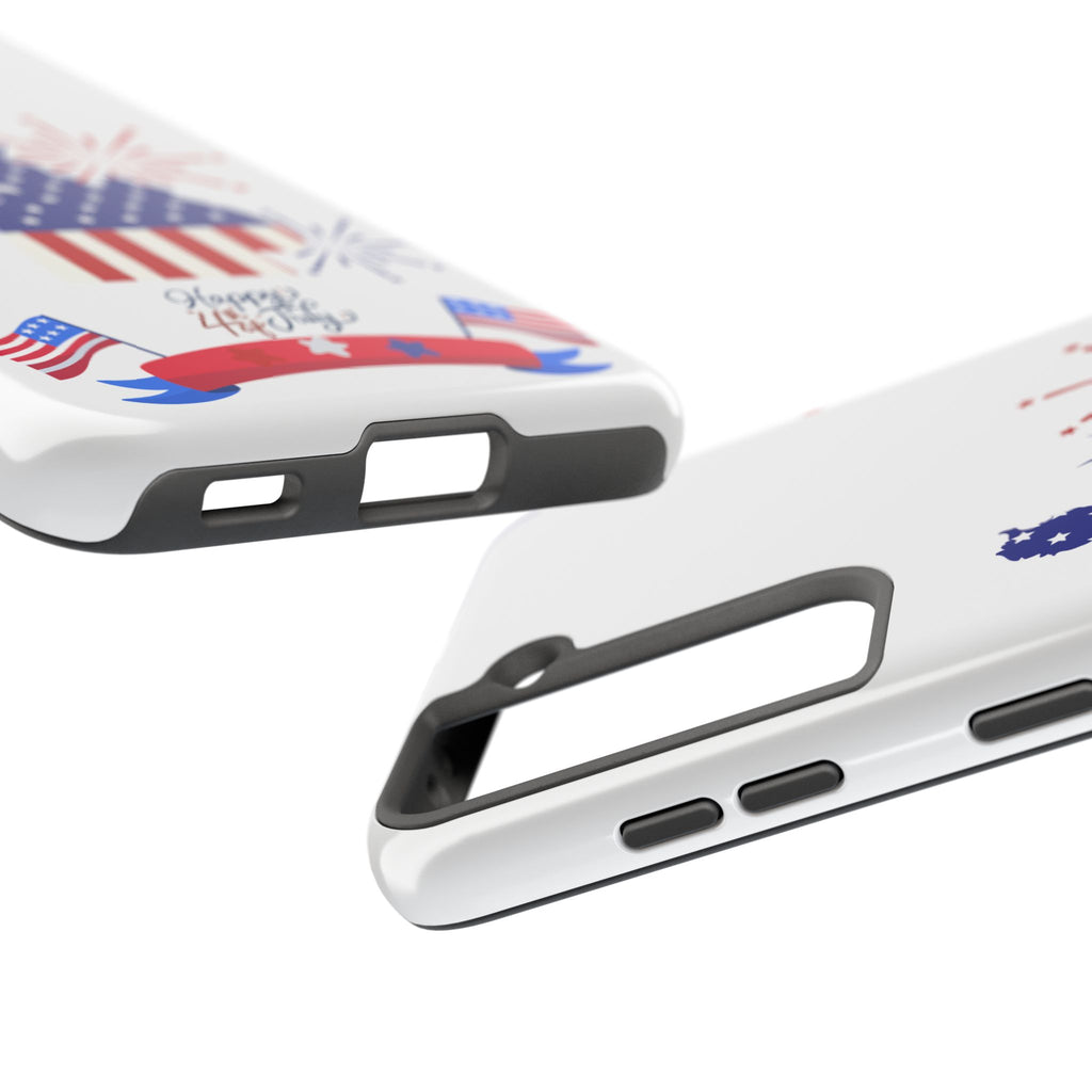 4th of July Tough Phone Case — Statue of Liberty USA Flag Design