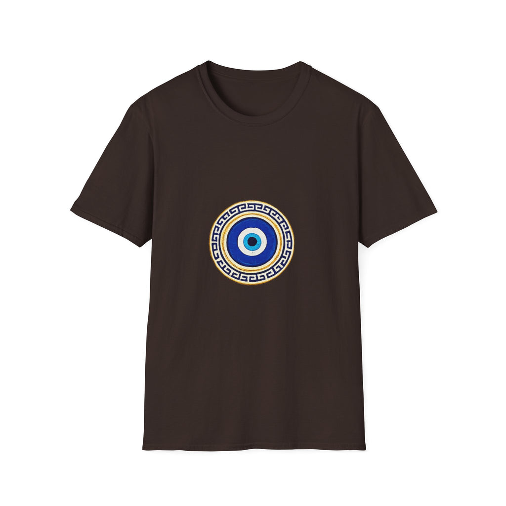 Evil Eye Crescent Lantern T‑Shirt — Protective Nazar Tee with Moon Lantern Design