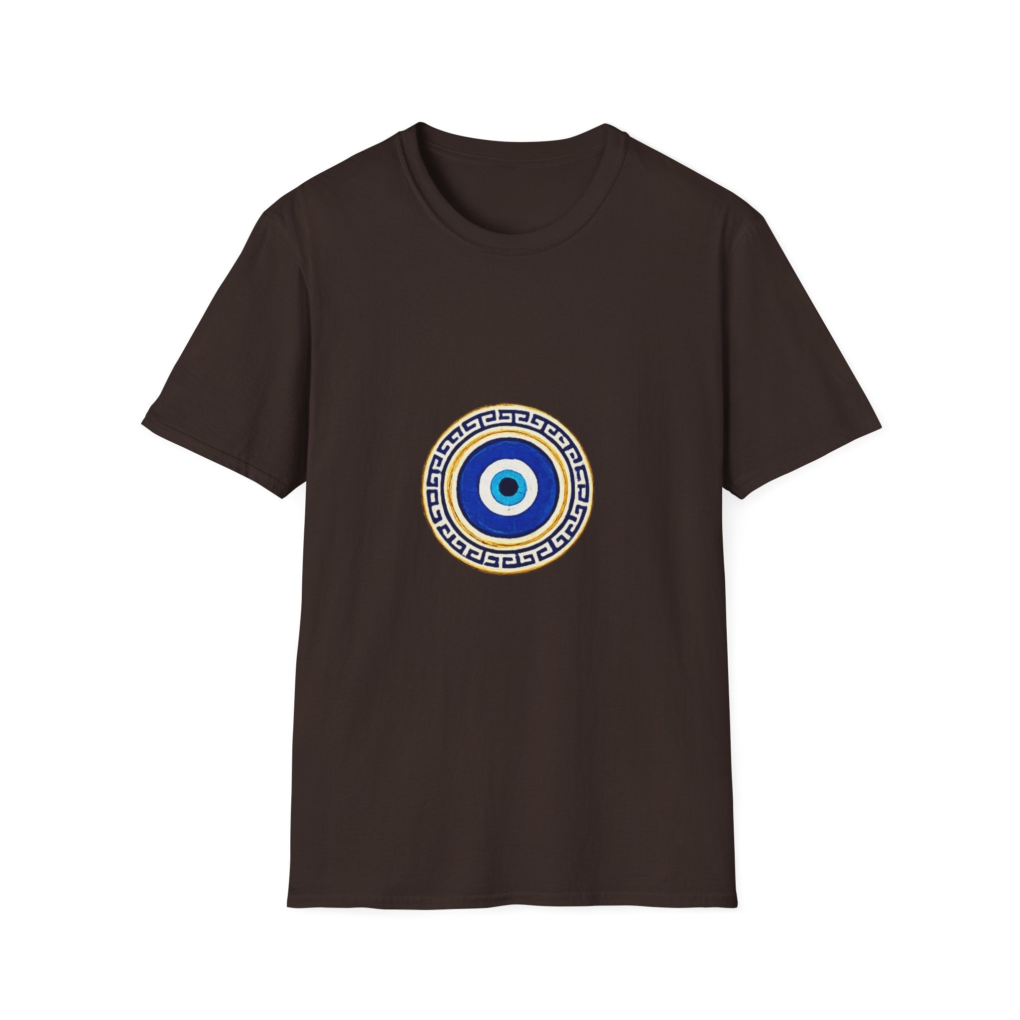 Evil Eye Crescent Lantern T‑Shirt — Protective Nazar Tee with Moon Lantern Design