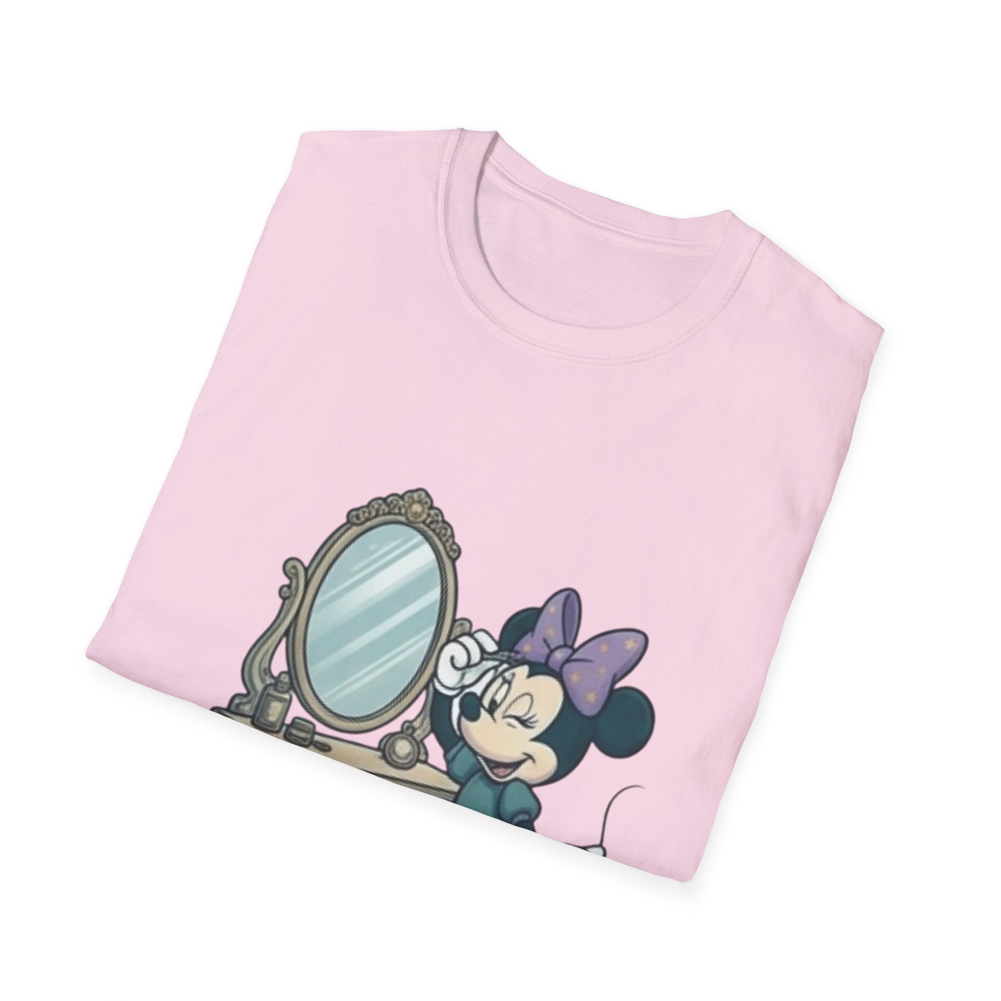 Minnie Mouse Vanity T-Shirt – Vintage Makeup Desk Graphic Tee