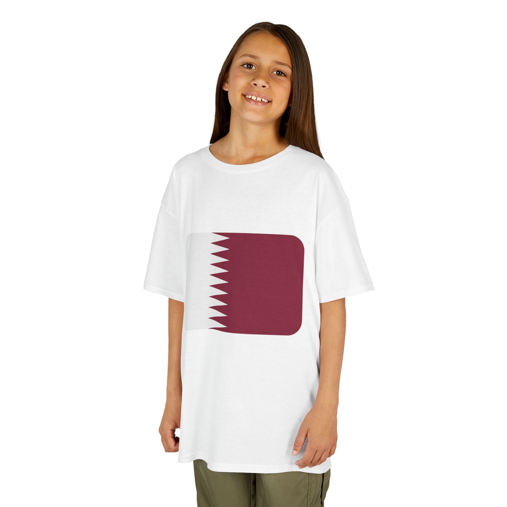 Qatar 2026 Kids T‑Shirt — Qatar Flag Soccer Cup Tee