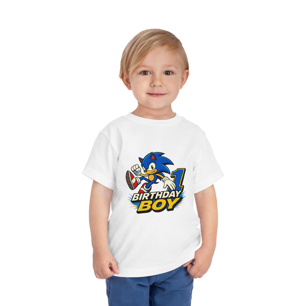 Sonic '1 Birthday Boy' Toddler Tee