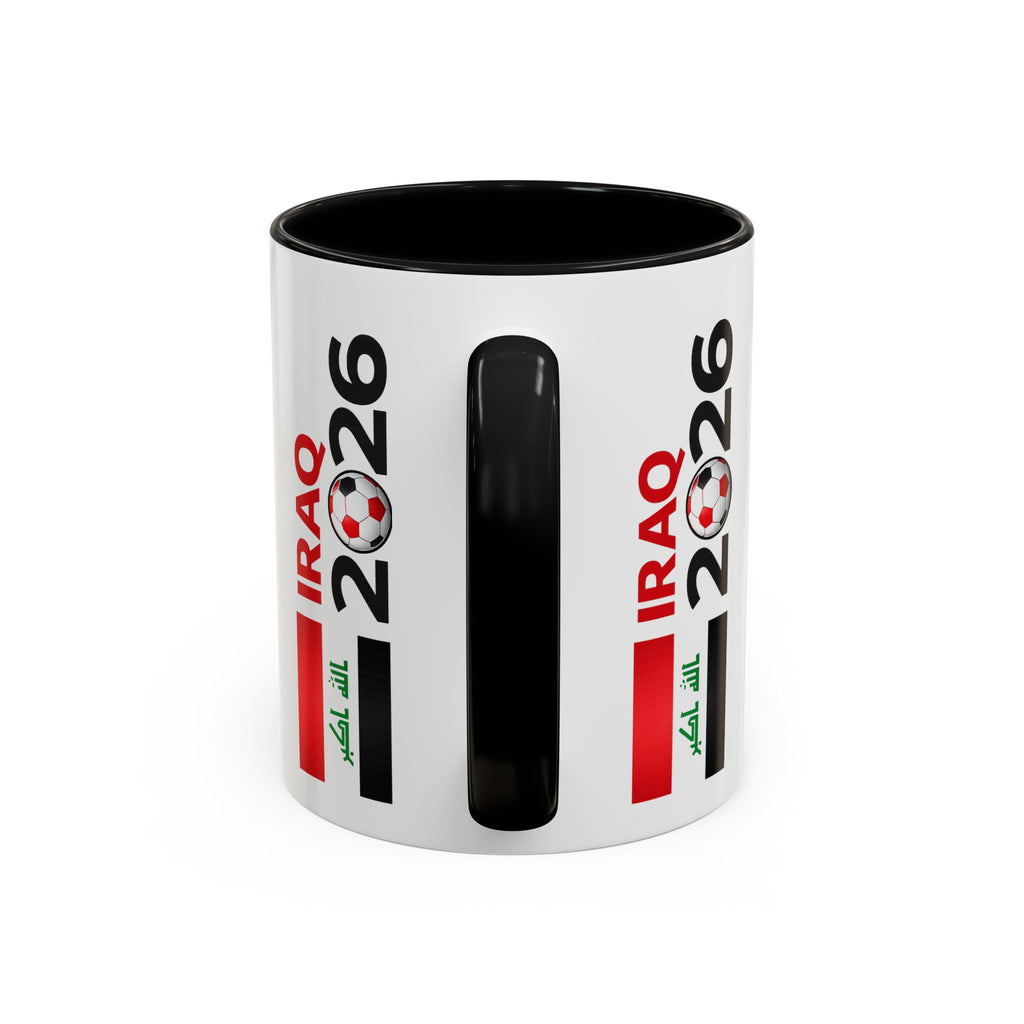 Iraq 2026 Accent Coffee Mug — Arabic Pride Flag Design