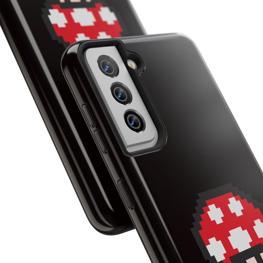 I Play Video Games Pixel Mushroom Phone Case — Tough Protective Gamer Case