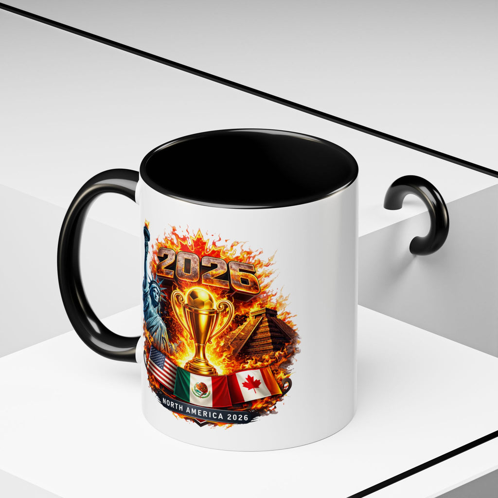 2026 North America Championship Coffee Mug — Trophy & Flags Accent Mug
