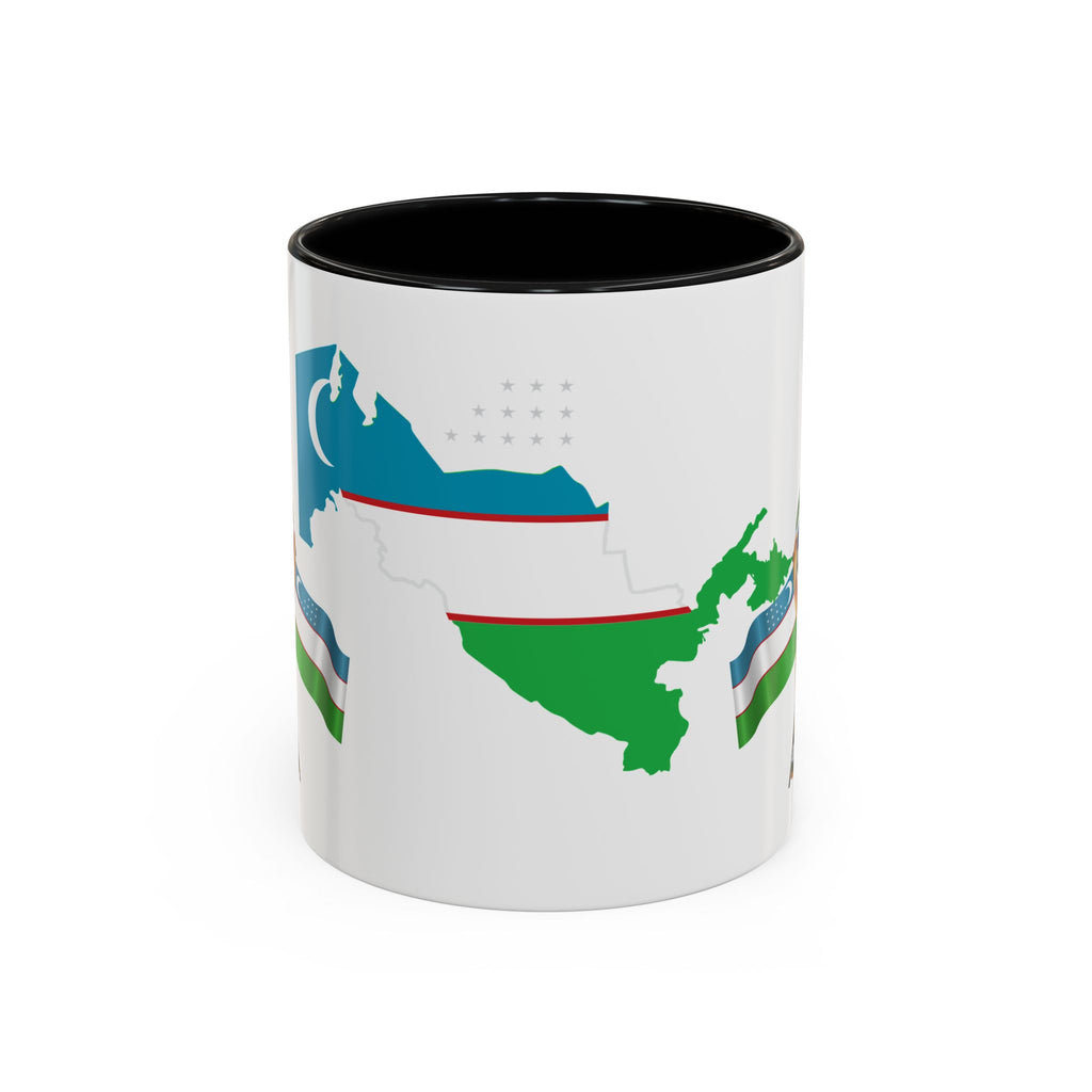 Uzbekistan Accent Coffee Mug (11, 15oz)