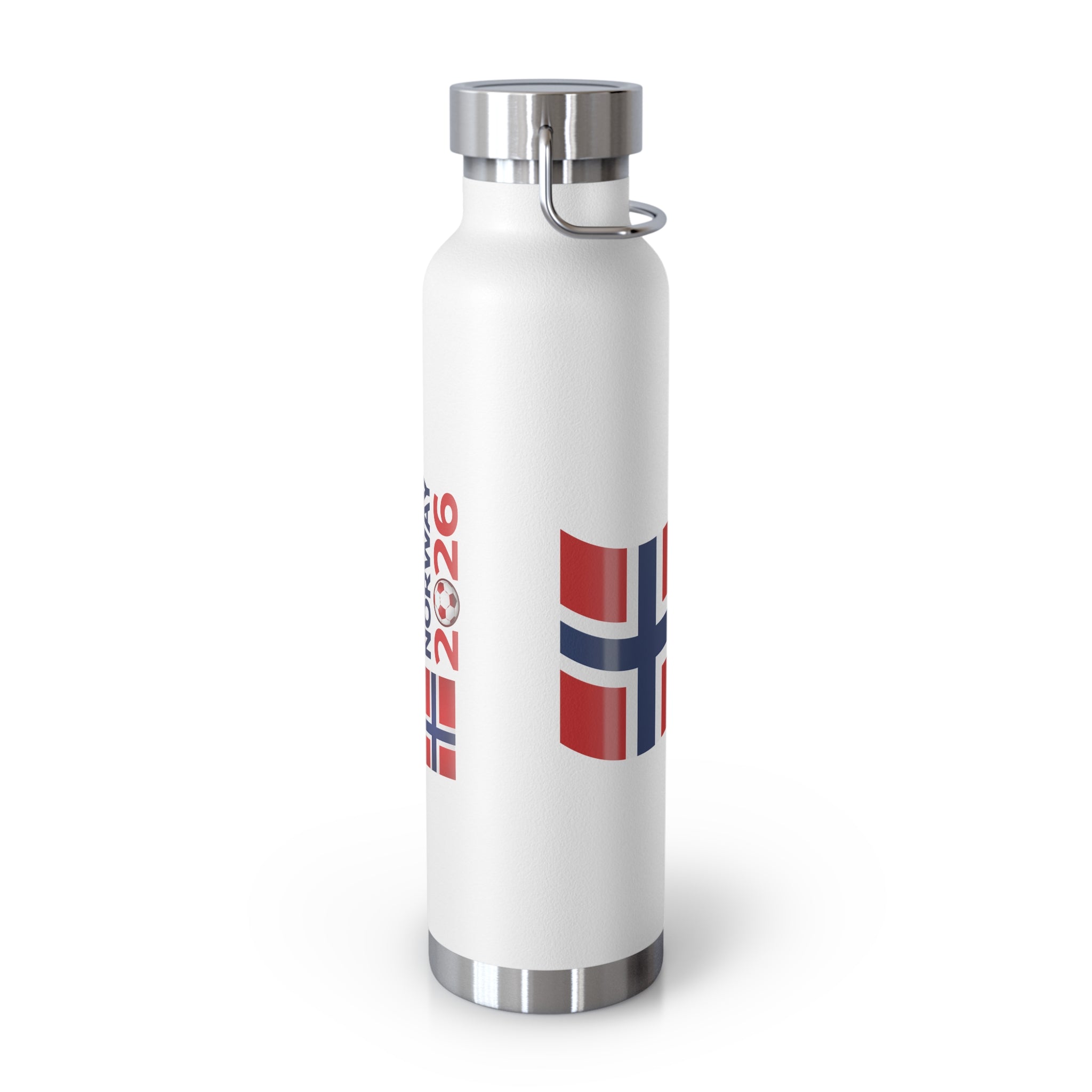 Norway Flag 22oz Vacuum Water Bottle – Insulated Copper Flask for Travel & Outdoor