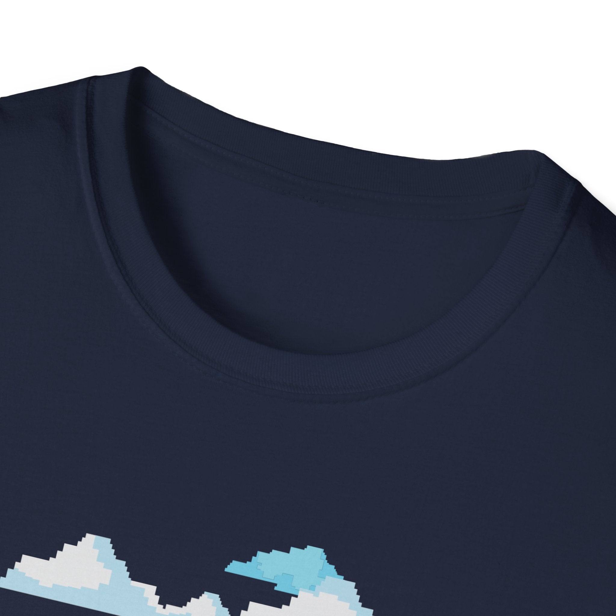 Game Over Pixel Clouds T-Shirt — Retro Gamer Tee with Hearts