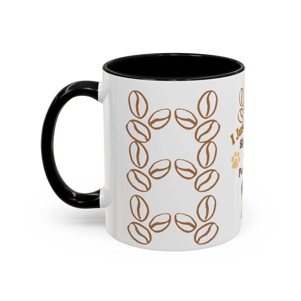coffee & dog Accent Coffee Mug (11, 15oz)