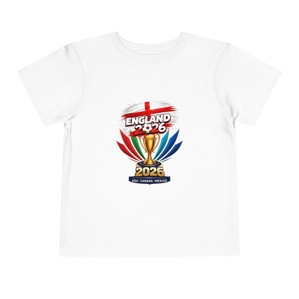 England 2026 Toddler Tee — Cup Trophy Soccer Shirt