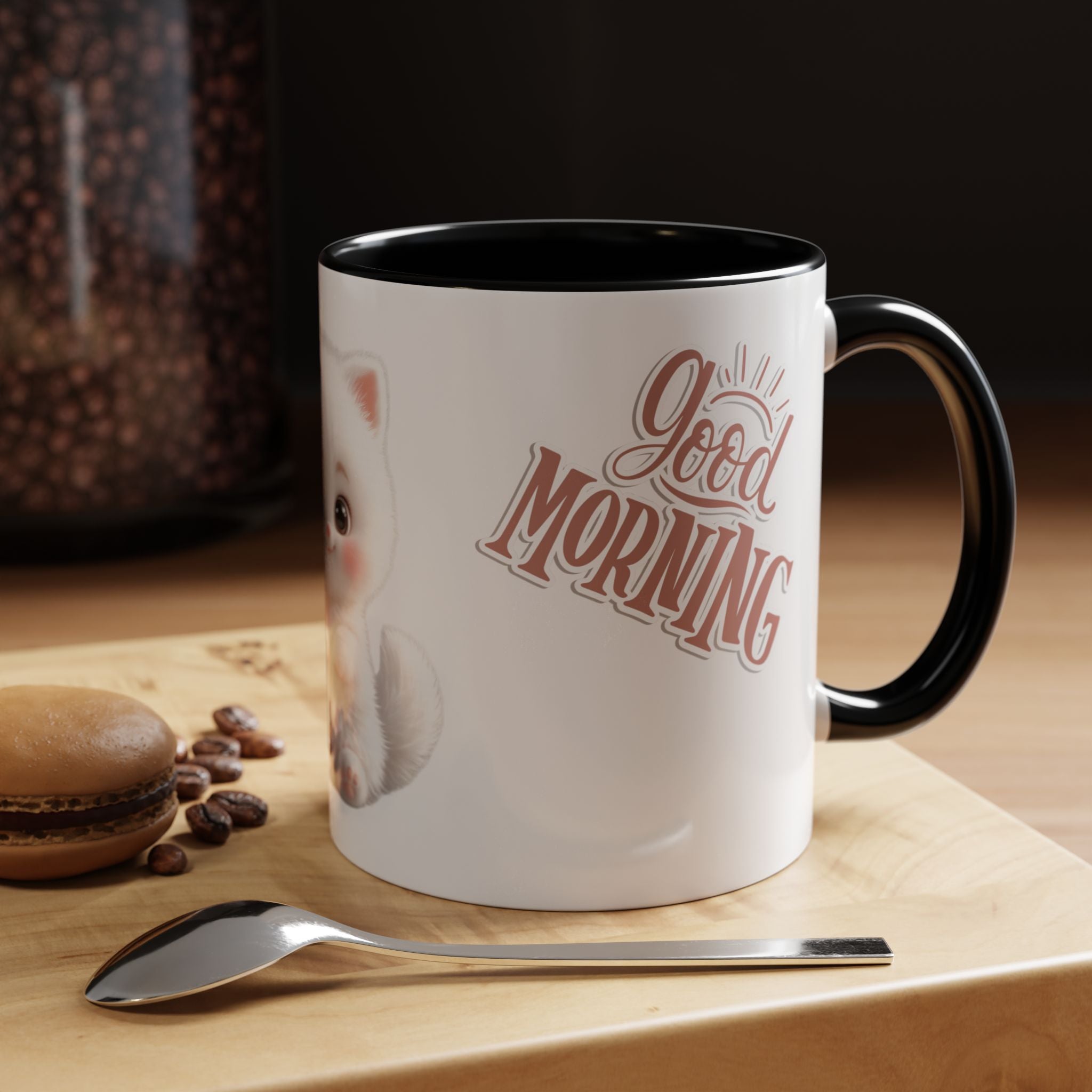 Good Morning Cute Kitten Coffee Mug