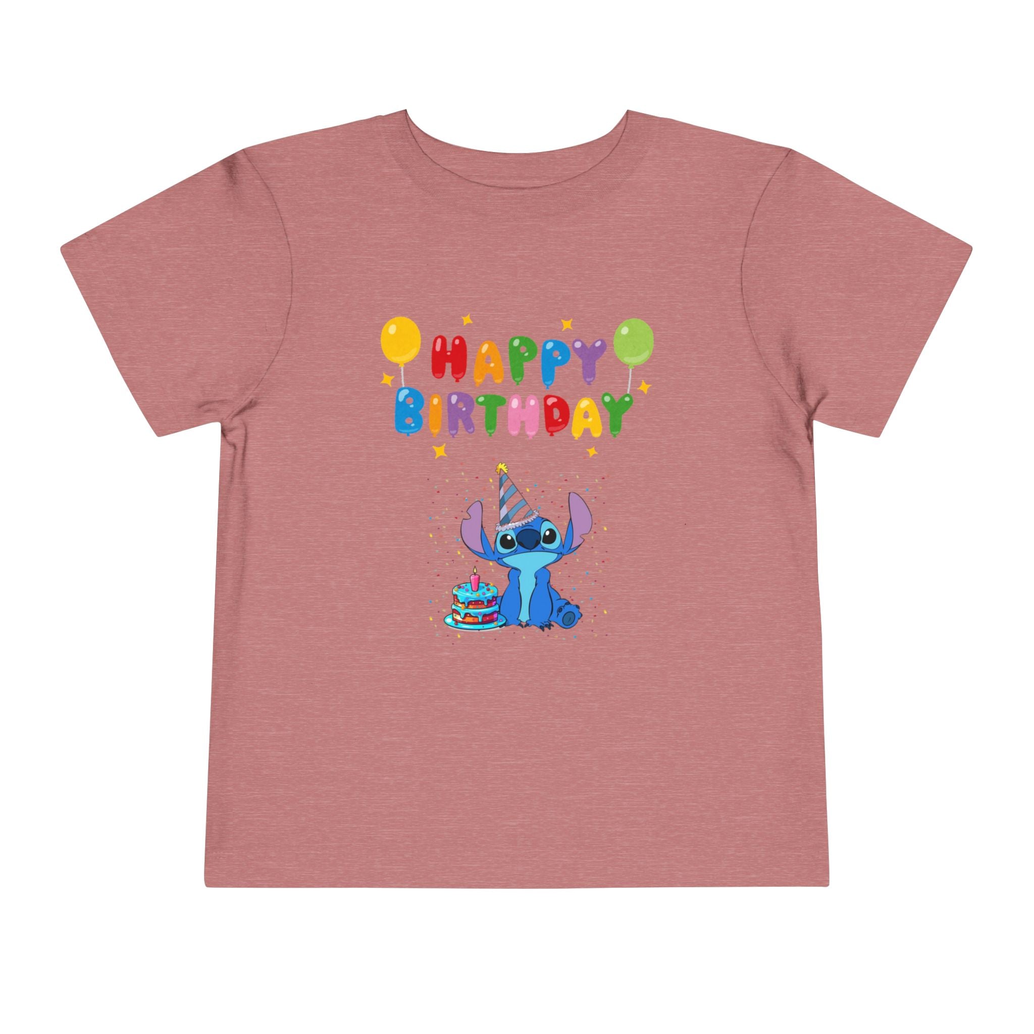 Stiche birthday Toddler Short Sleeve Tee