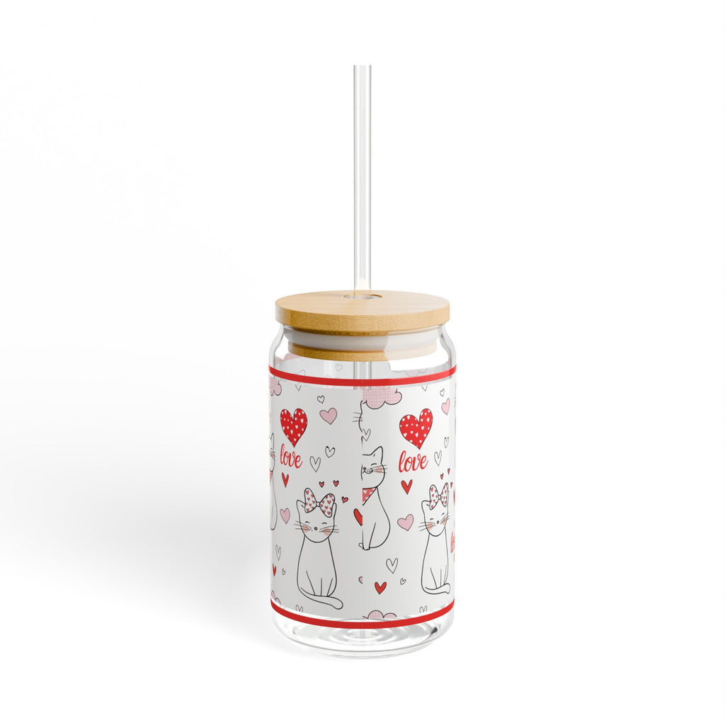 LOVE CAT Sipper Glass