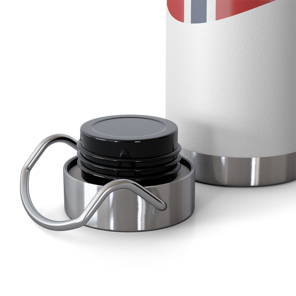 Norway Flag 22oz Vacuum Water Bottle – Insulated Copper Flask for Travel & Outdoor