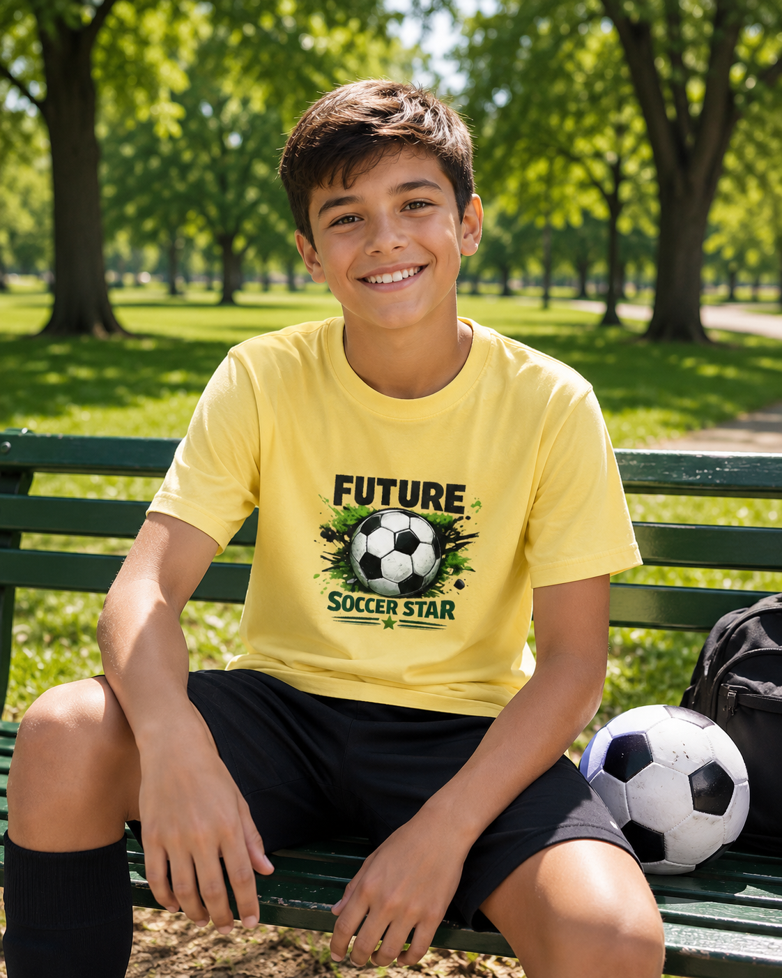 Future Soccer Star Youth T‑Shirt — Kids Soccer Shirt