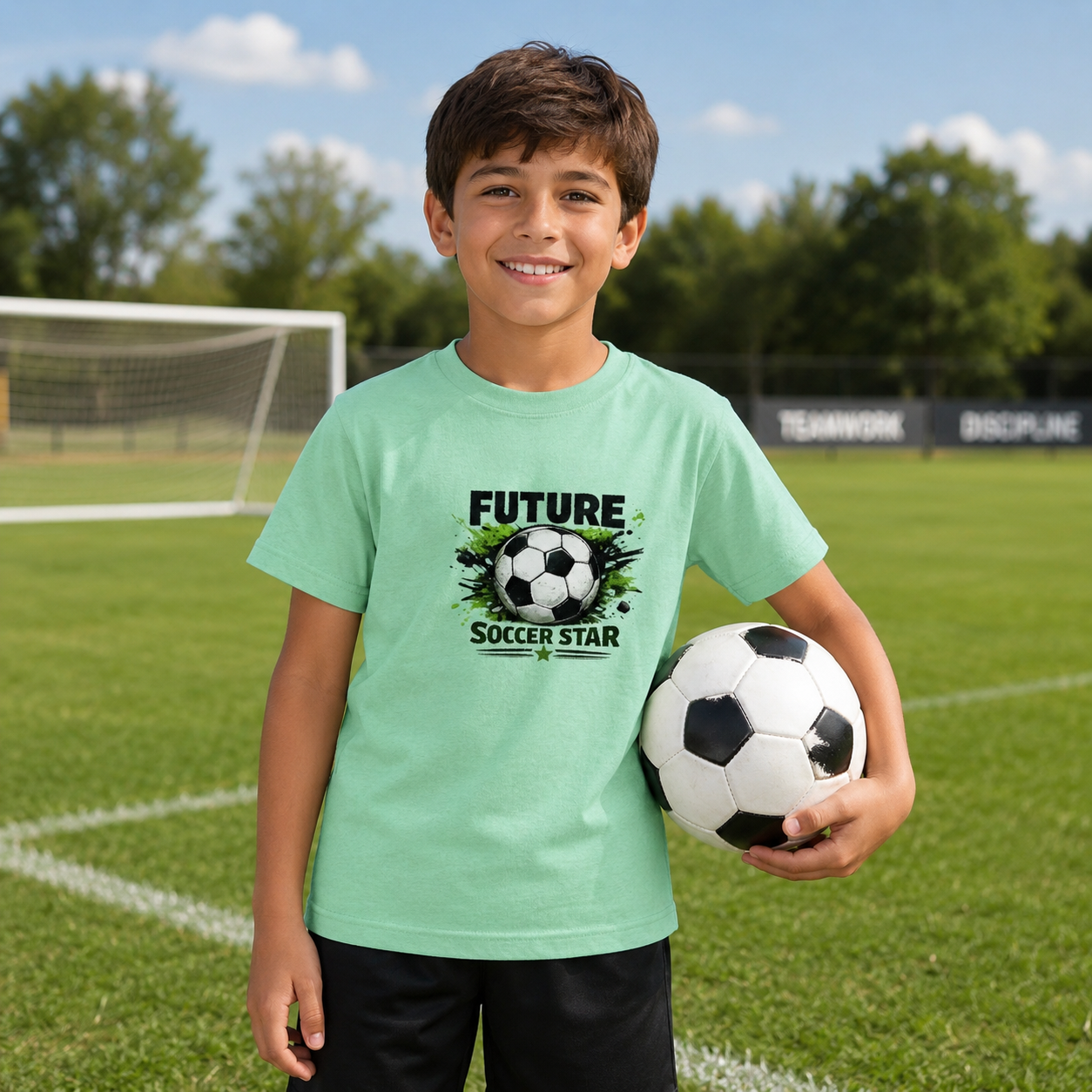 Future Soccer Star Youth T‑Shirt — Kids Soccer Shirt